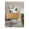 Luno Modern İskandinav Tarzı Konsol Dolap 3 Çekmece 1 Kapaklı