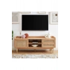 Solé Rattan TV Ünitesi Masif Ahşap
