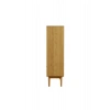 Sheldon Doğal Ahşap Rattan Kapaklı Gardırop - Modern Minimalist Dolap