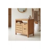 Serena Pine Masif Ahşap Banyo Dolabı-Çok Amaçlı