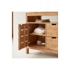 Serena Pine Masif Ahşap Banyo Dolabı-Çok Amaçlı