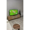 Skara Masif Ahşap Rattan Kapak Detaylı Modern Tv Ünitesi