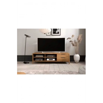 Nordic Style Ahşap TV Ünitesi Minimal ve Şık Tasarım