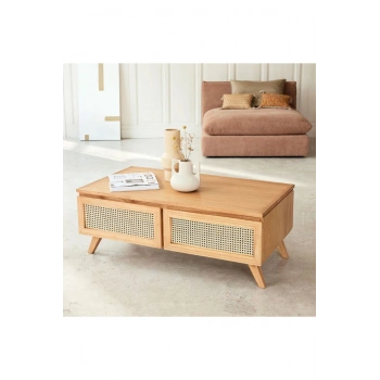 Nova Masif & Rattan Orta Sehpa