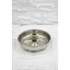 Turna Bakır Kurnacı Hamam Tası 16 cm El Dövme Nikel Turna4052-2
