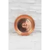 Turna Bakır Kurnacı Hamam Tası 20 cm El Dövme Kırmızı Turna4054-1
