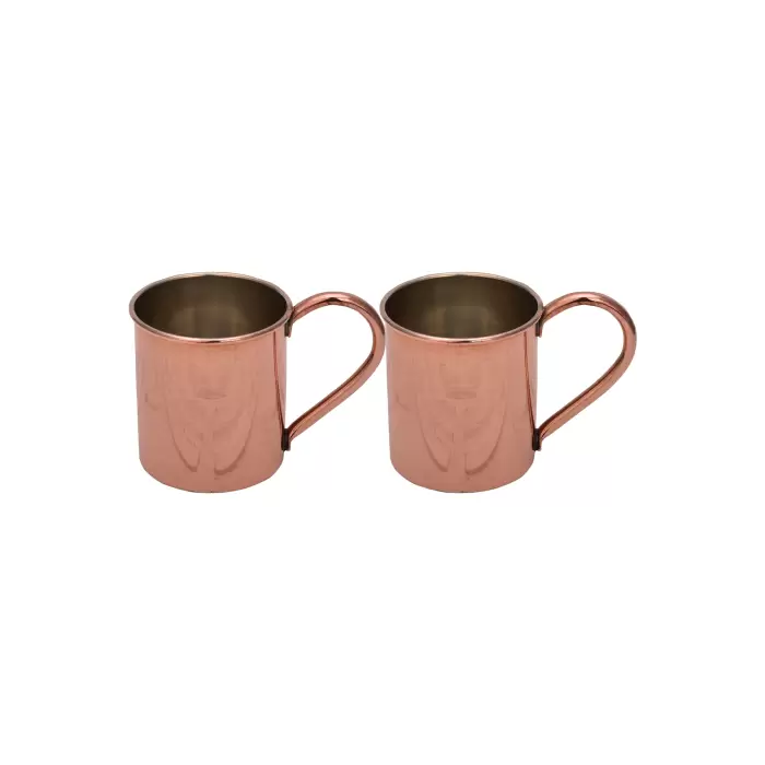Turna Bakır Cup Bardak 1 No Düz 330 Ml 2li Takım Kırmızı Turna0481-21