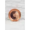 Turna Bakır Kurnacı Hamam Tası 18 cm El Dövme Kırmızı Turna4053-1