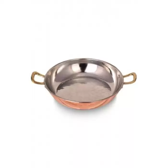 Turna Bakır Çelebi Tava 1 No 14 Cm El Dövme Kırmızı Turna7571-1