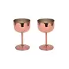 Turna Bakır Vino Kadeh 1 No Düz 240 Ml 2li Takım Kırmızı Turna0491-21