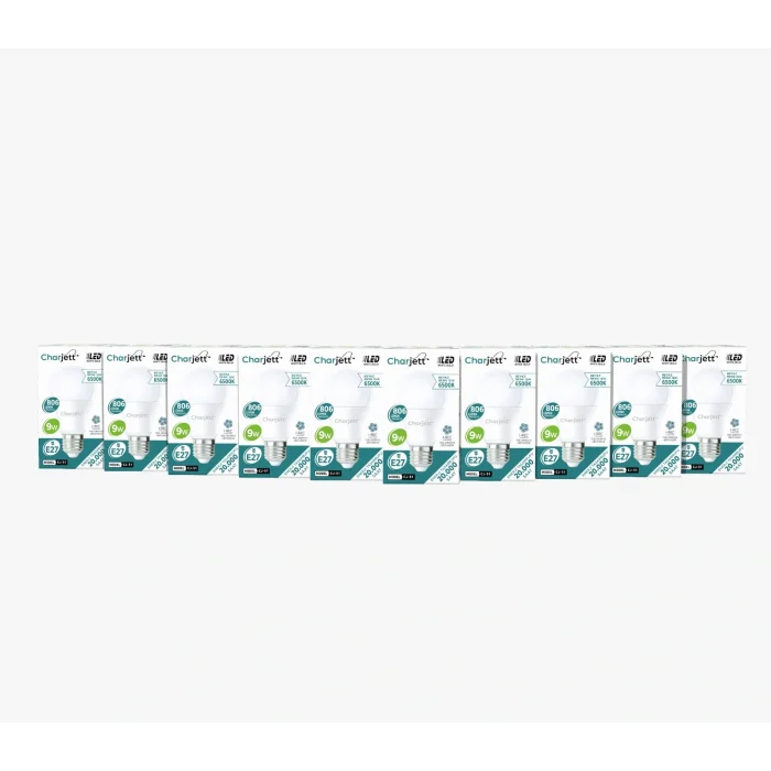 Charjett 6500K 862 Lümen Beyaz Işık LED Ampul 10lu Set