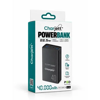 Charjett CJ-40 40.000 mAh 22.5W Taşınabilir Şarj Cihazı
