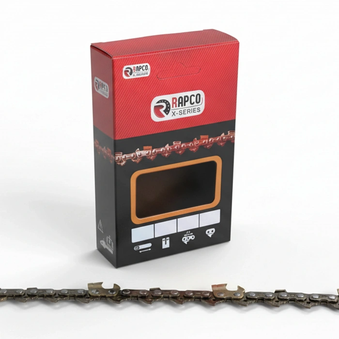 Rapco Gold Motorlu Testere Zinciri 3/8 34 Diş Köşeli Kalın Ağaç Kesim Motoru Zinciri