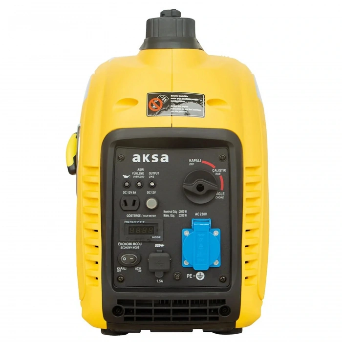 Aksa AAP 2200i 2.2kW Portatif Sessiz Benzinli Jeneratör İpli
