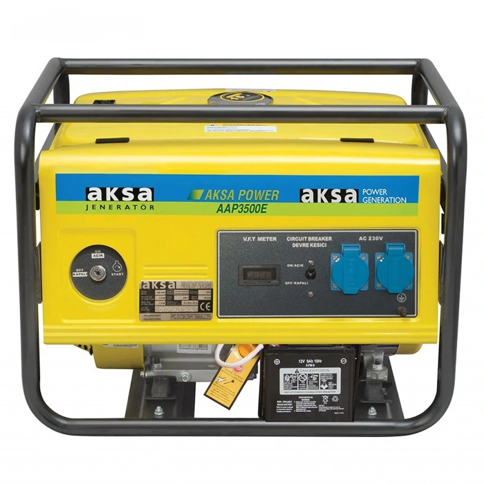 Aksa AAP 3500E Portatif Marşlı Benzinli Jeneratör 2.8kW