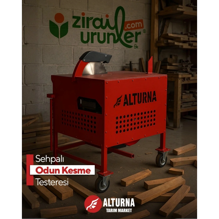 Alturna Sehpalı Odun Kesme Testeresi 7 Hp Benzinli