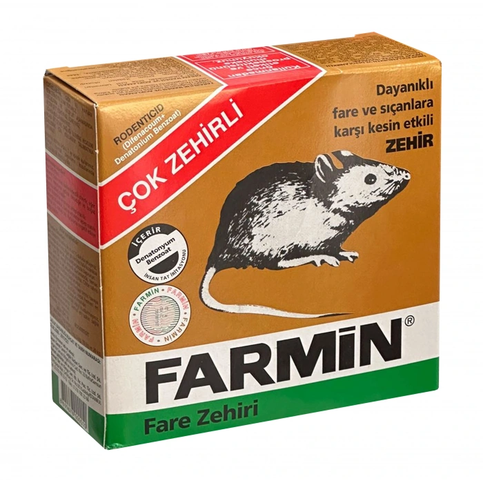 Farmin Fare Zehri Fare ve Sıçanlara Karşı Buğday Yem 250gr