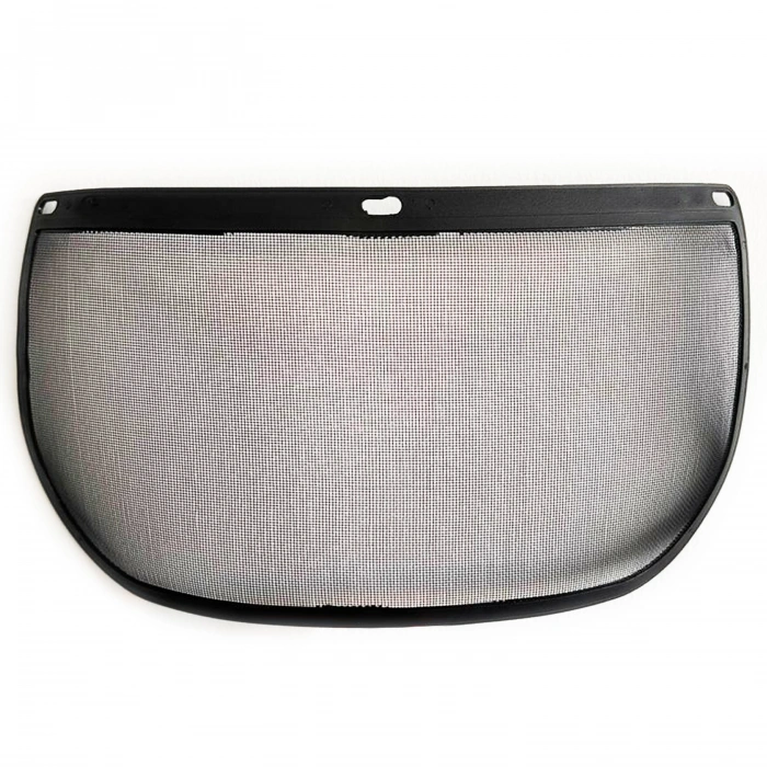 Motorlu Tırpan Yüz Koruma Maskesi Teli Tel Örgü Elekli