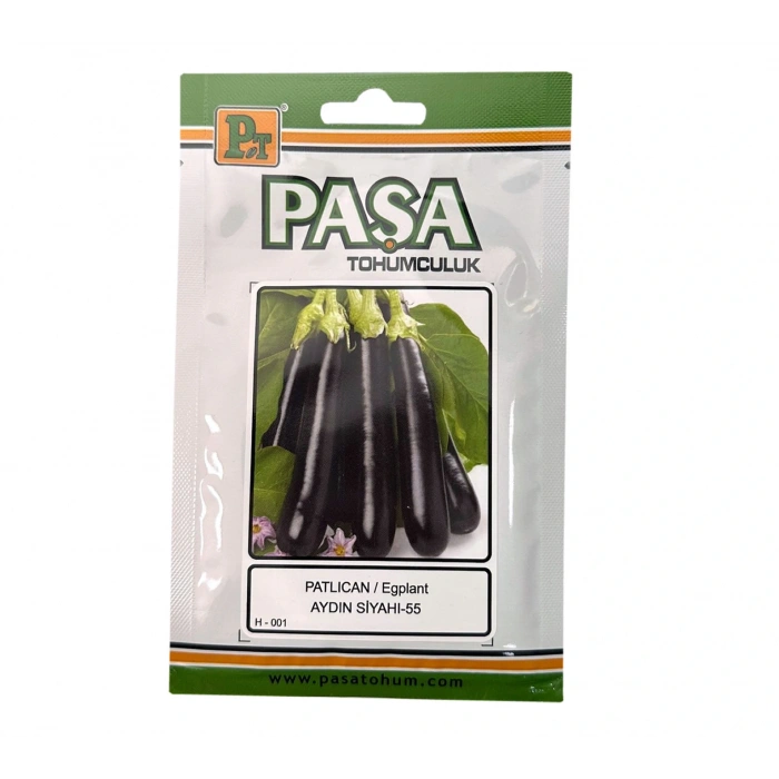 Paşa Tohumculuk Aydın Siyahı Patlıcan Tohumu 10gr Paket