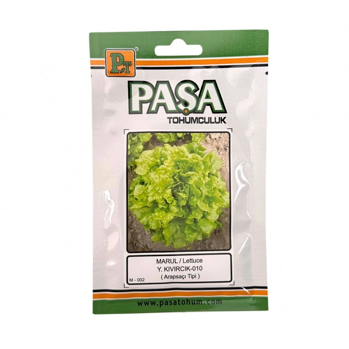Paşa Tohumculuk Marul Yazlık Arapsaçı Tohumu 10gr Paket