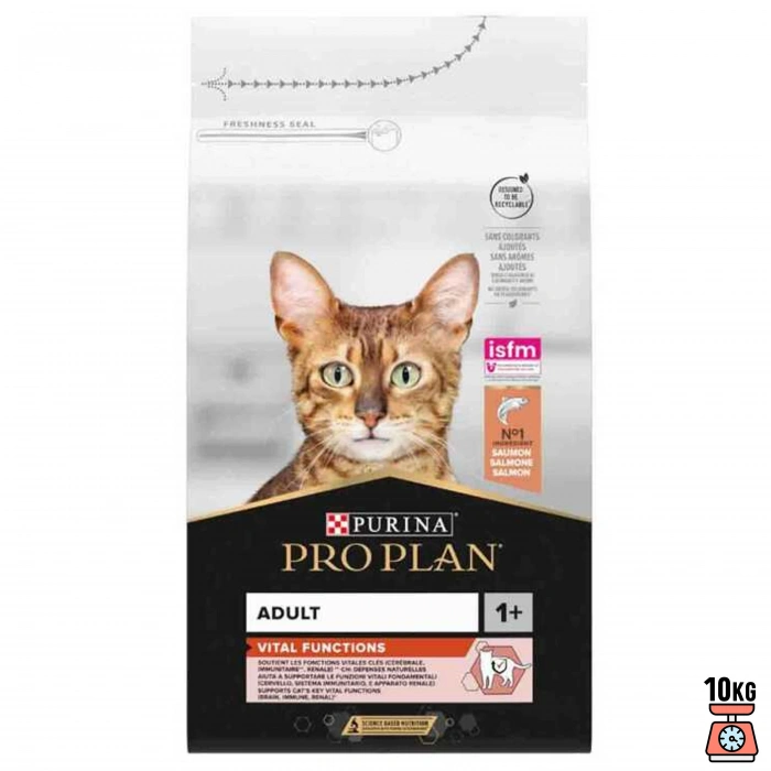 Pro Plan Somonlu Pirinçli Yetişkin Kedi Maması 10 kg Orjinal