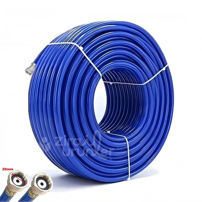Sel Basınçlı İlaçlama Makinası Hortumu 8.5mm 75 Bar 50mt Mavi