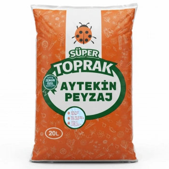 Aytekin Peyzaj Süper Torf Toprak 20 lt Sebze Çiçek Süs Bitkisi Toprağı