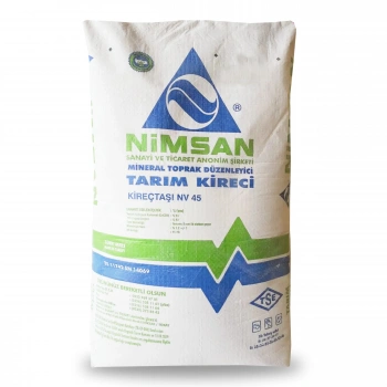 Nimsan Tarım Kireci 25Kg Mineral Toz Kireç pH 11-13 Toprak Düzenleyici
