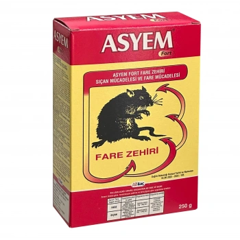 Asyem Kırık Buğday Fare ve Sıçanlara Karşı Zehir 250gr