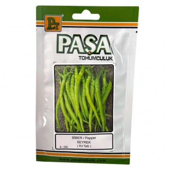 Paşa Tohumculuk Biber Tohumu Kıl Tatlı 10gr Paket