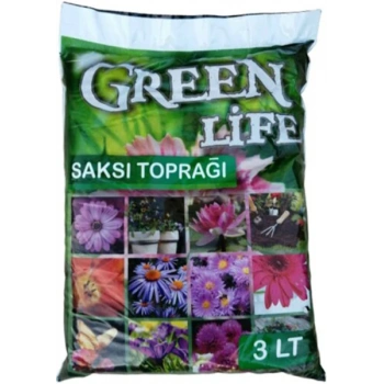 Green Life Çiçek Fide Saksı Toprağı 3lt
