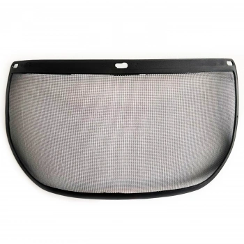 Motorlu Tırpan Yüz Koruma Maskesi Teli Tel Örgü Elekli