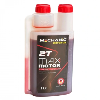 Mechanic 2T İki Zamanlı Motor Yağı Ölçekli 1 lt Kırmızı