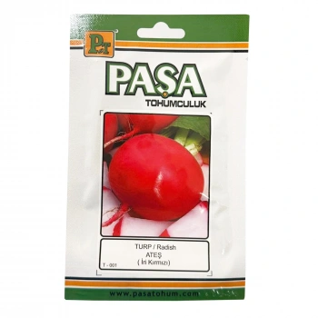 Paşa Tohumculuk İri Kırmızı Turp Tohumu 10gr Paket