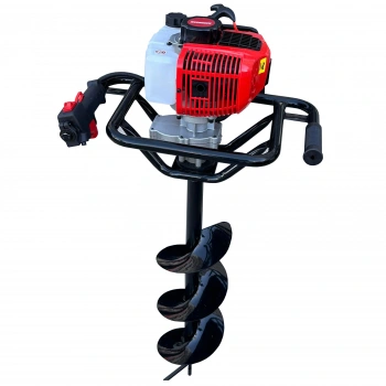 Teammax TMD520-3 Benzinli Toprak Burgu Makinesi 20cm Burgulu 2.2Hp