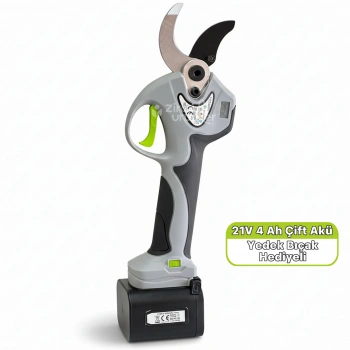 Zimastar SC-8611 A Akülü Budama Makası 40mm Ekranlı 21V 4Ah Çift Akü