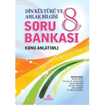 8. Sınıf Din Kültürü ve Ahlak Bilgisi Soru Bankası Konu Anlatımlı