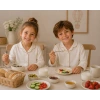 SÜTLÜ Yatak Pijama Takımı Ecru Collection