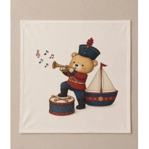 SÜTLÜ %100 Organik Pamuk Battaniye Little Voyage Collection