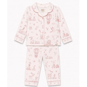SÜTLÜ Yatak Pijama Takımı Little Blossom Collection