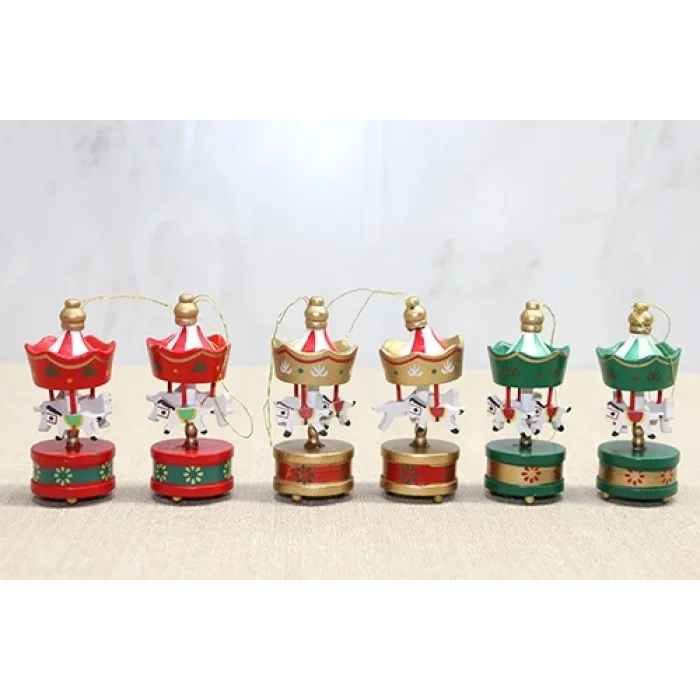 Ahşap 6lı Dekoratif Atlı Karınca Alk4395