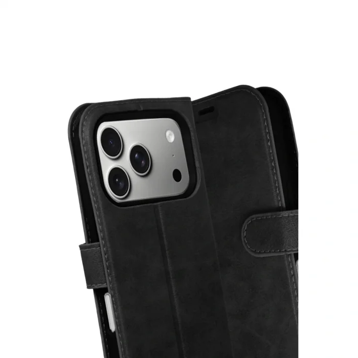 Apple İphone 17 Pro Trend S Plus Kapaklı Kılıf - Siyah