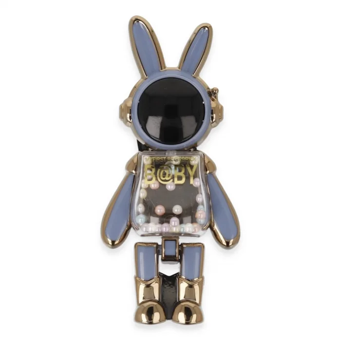 Astro Stand Tavşan Astronot - Açık Mavi