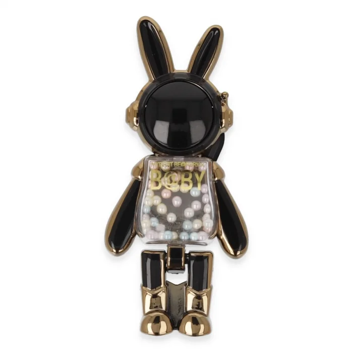 Astro Stand Tavşan Astronot - Siyah