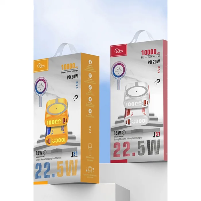 Joko J31 10.000 Mah 20w Pd Magsafe Powerbank - Beyaz