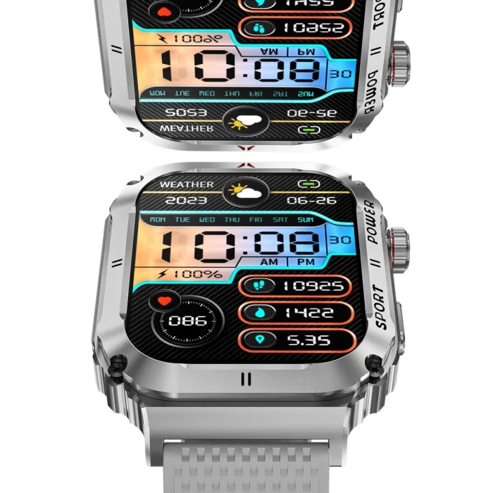 Joko Od3 2.1 İnç Ips Ekran Ip68 Su Geçirmez Konuşma Ve Nfc Özellikli Akıllı Saat - Gümüş