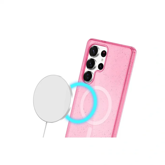 Joko Samsung Galaxy S23 Ultra Kılıf  Magsafe Kapak - Pembe