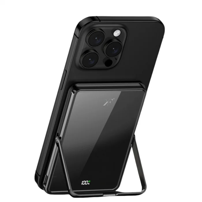 Pw580 5.000 Mah 20w Type-c 15w Kablosuz Şarj 3w Saat Şarj Ve 5w Kulaklık Şarj Destekli Pd Hızlı Şarj Magsafe Powerbank - Siyah