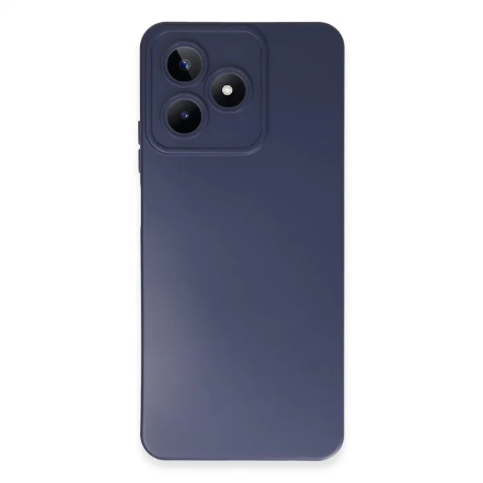 Realme C53 Kılıf Nano İçi Kadife Silikon - Lacivert
