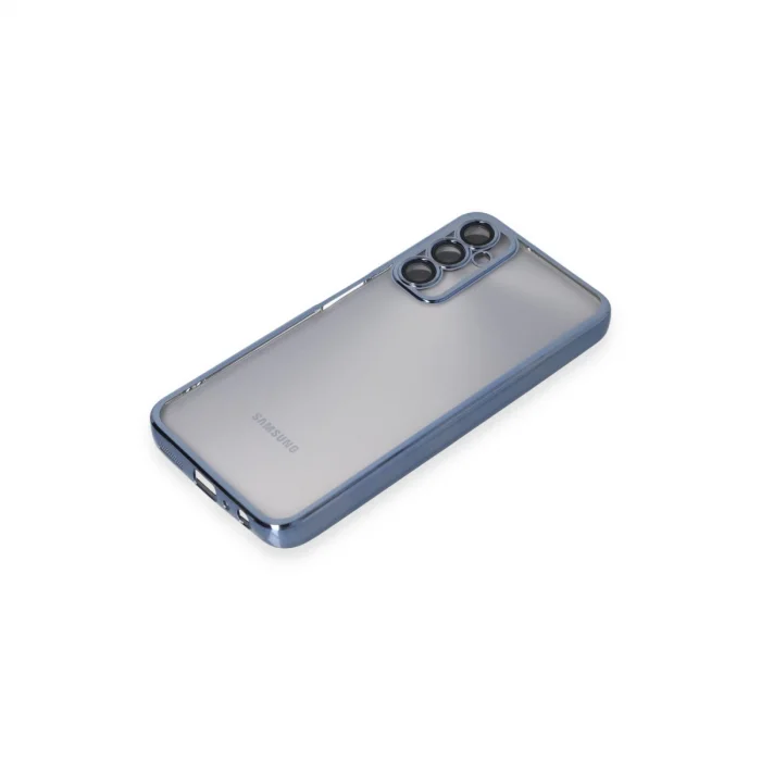 Samsung Galaxy A05s Kılıf  Lensli Silikon - Açık Mavi